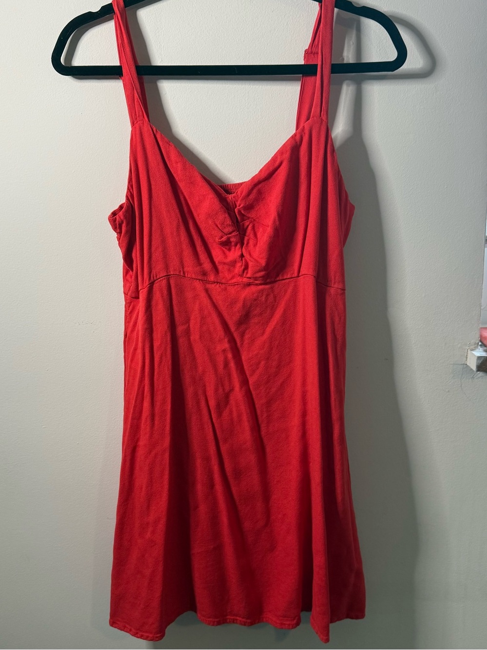 Old Navy Bright Red Women's Knot-Front Top